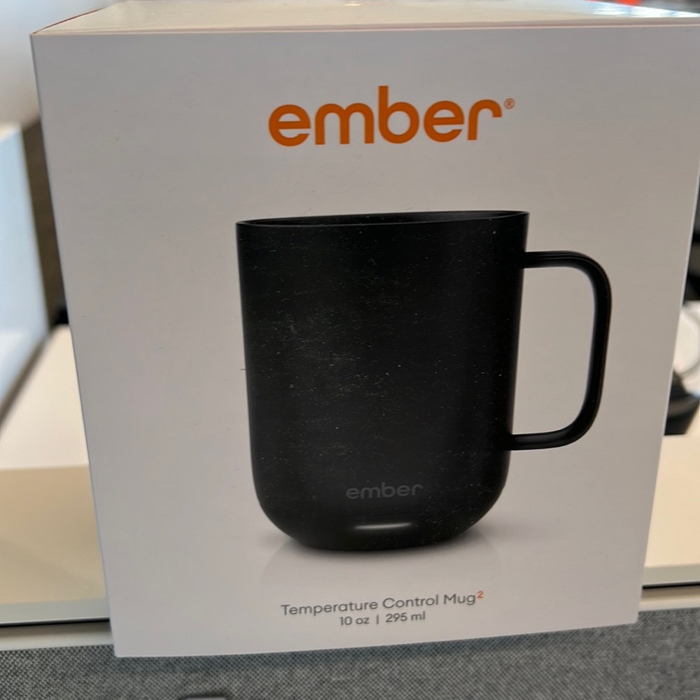 Black Temperature Control Ember  Mug 2 -Never used and  sealed in original Box